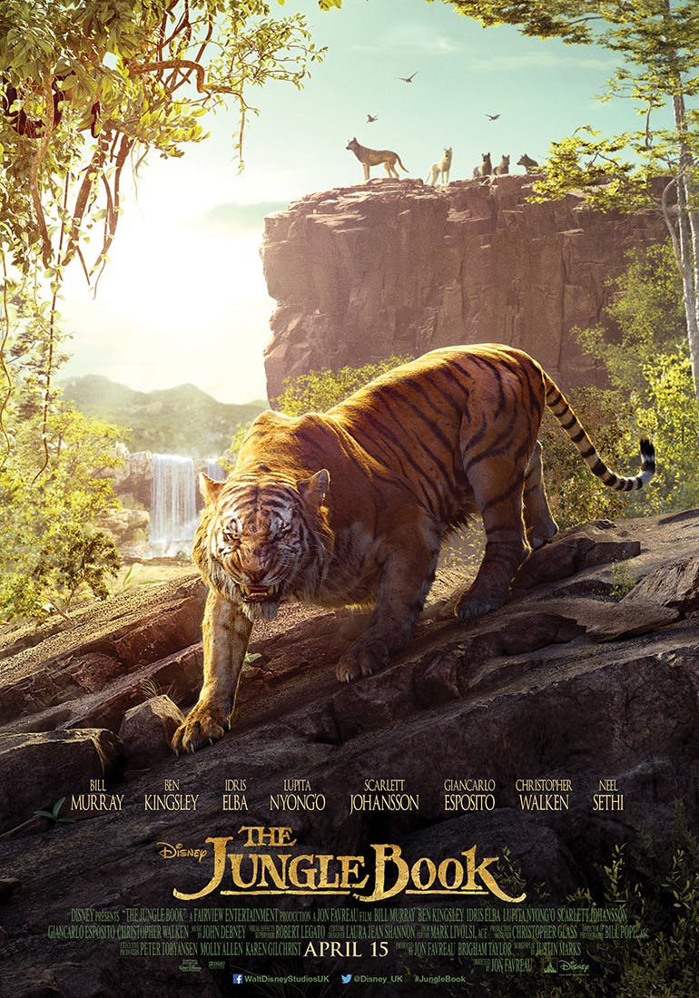 New Jungle Book posters showcase Mowgli Baloo King Louie and